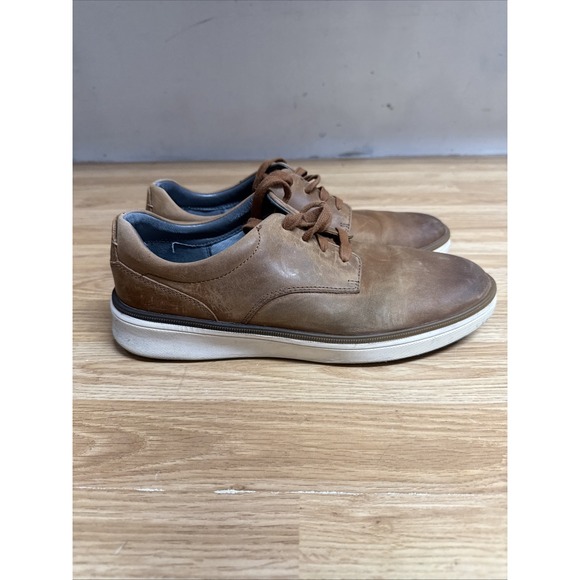 Johnston Murphy‎ Xc4 Brown Leather Low Top Sneakers Men's Size 9.5M - Picture 3 of 7